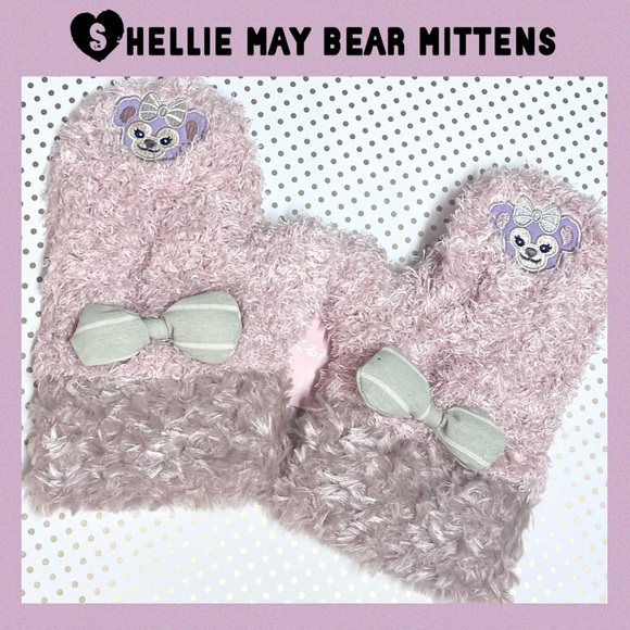 Plush Disney Shellie May Mittens Kawaii Accessories w Disney Bear Duffy’s Friend - Picture 1 of 3